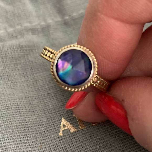 Anna Beck limited edition lapis ring. Size 7. - Picture 1 of 12
